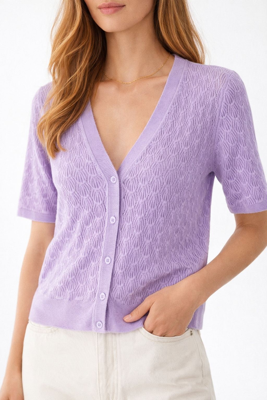 & Other Stories дамска памучна жилетка с копчета – размер XS