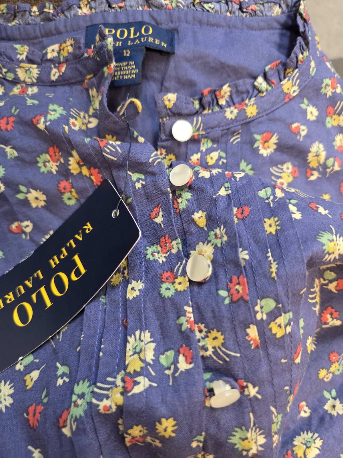 Ralph Lauren Polo дамска рокля – флорален десен XS