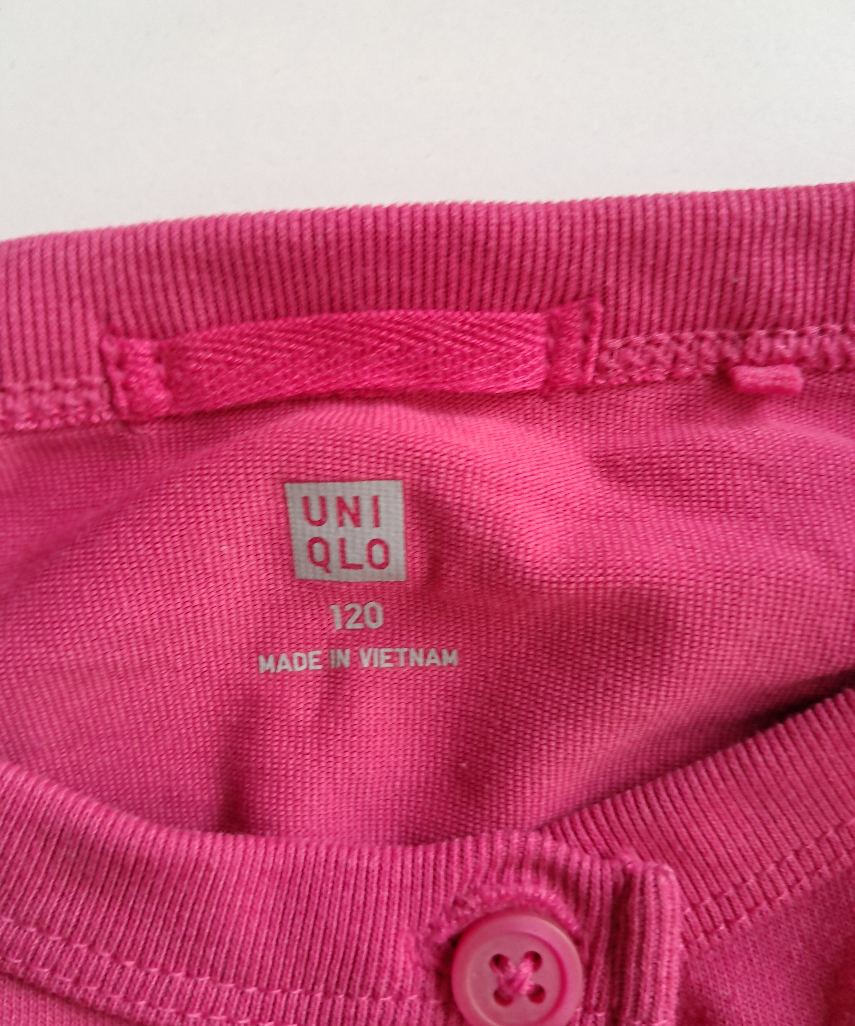 Детска розова жилетка Uniqlo – размер 120