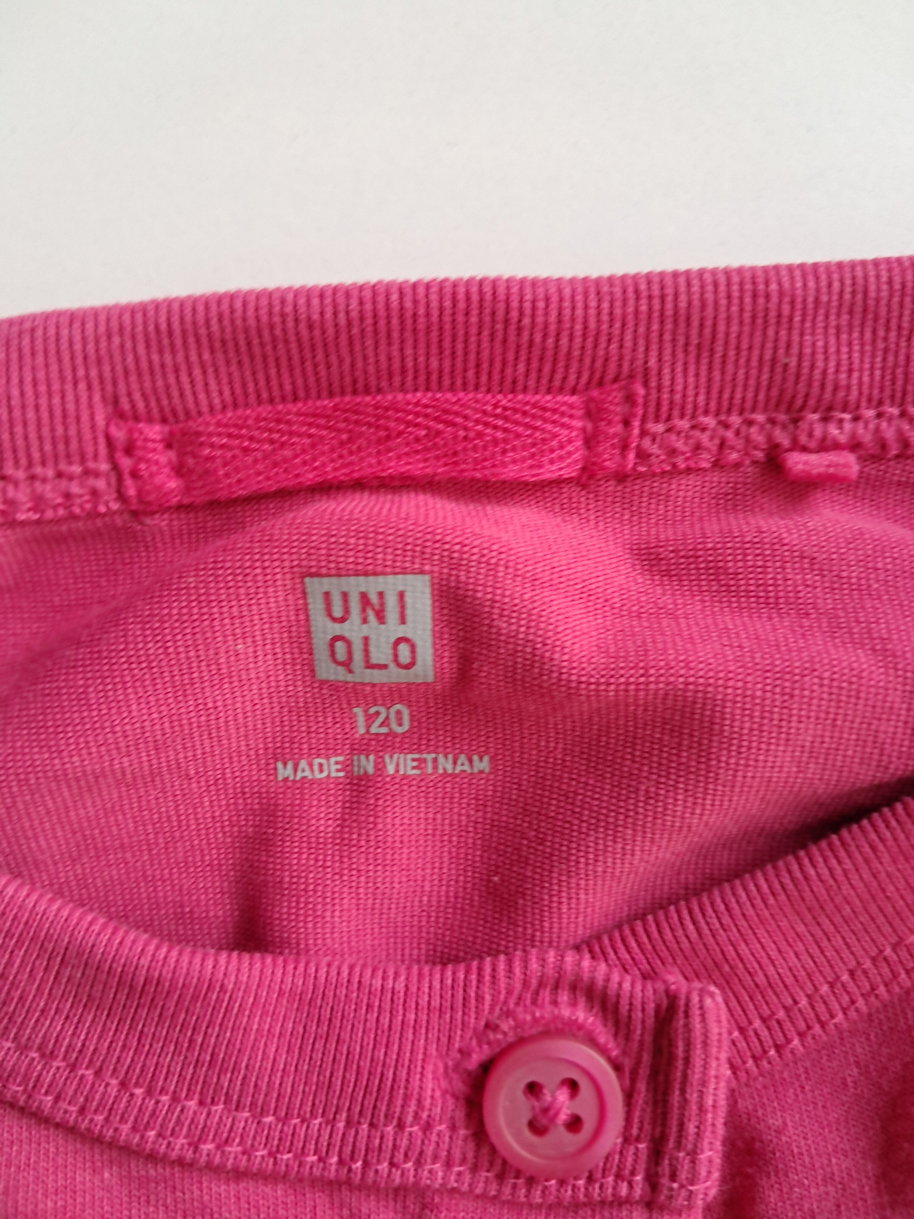Детска розова жилетка Uniqlo – размер 120