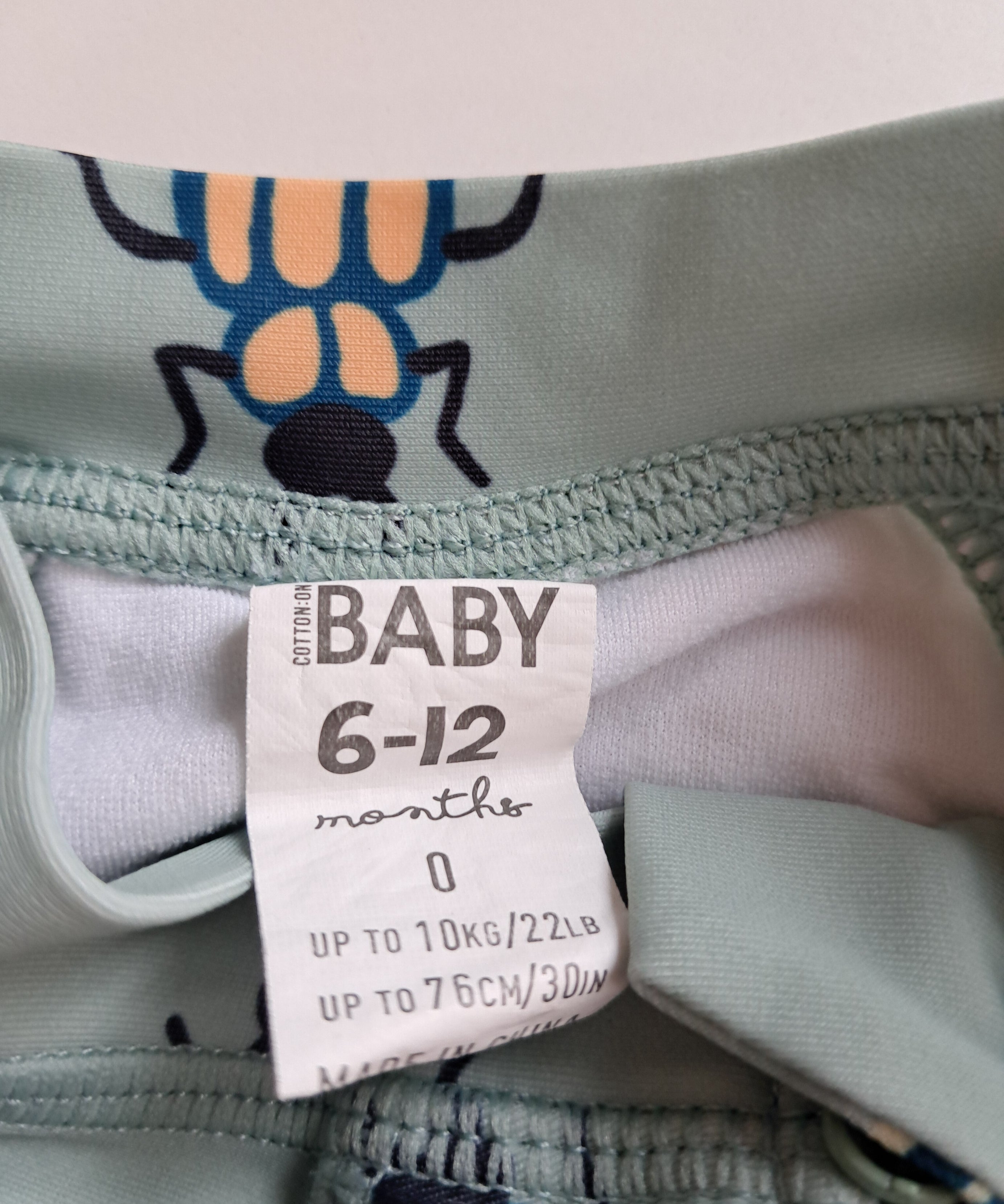 Бебешки гащеризон Cotton Baby с принт – 6-12 месеца
