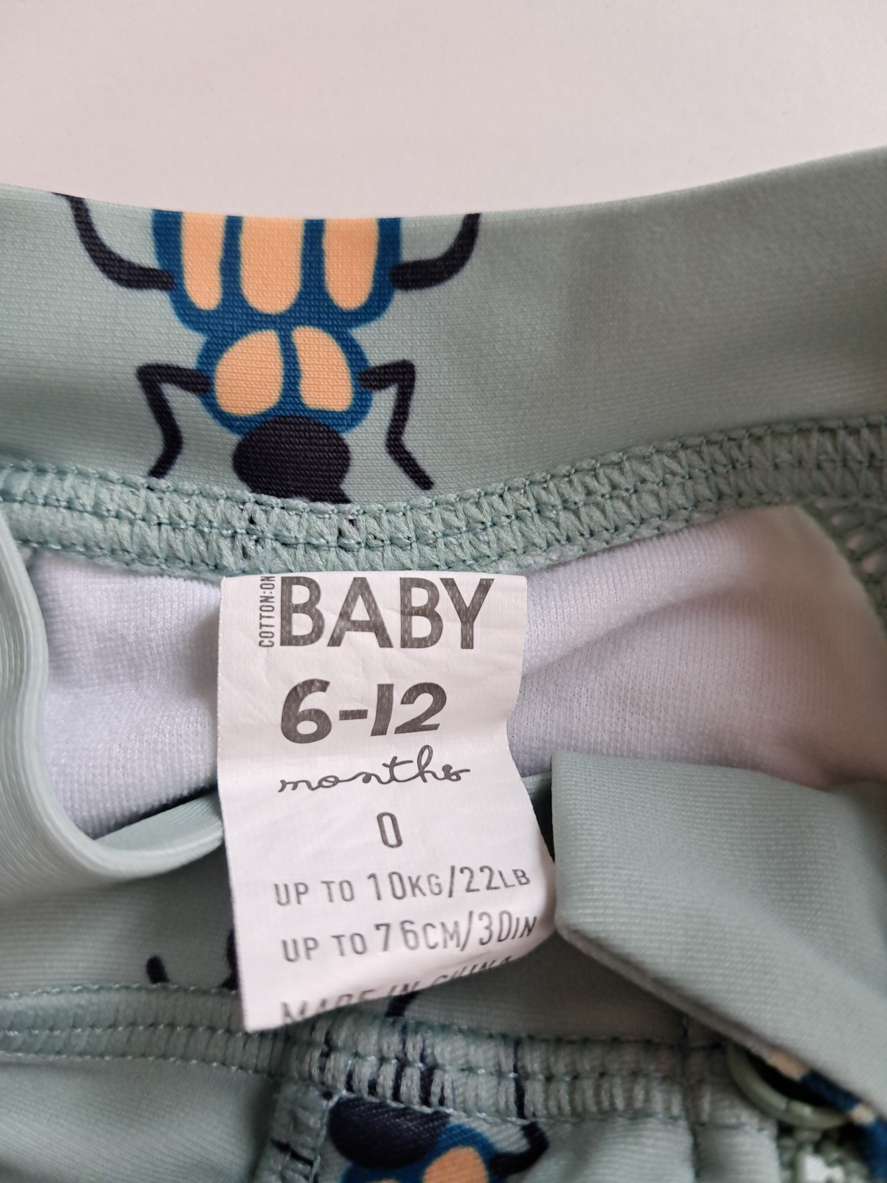 Бебешки гащеризон Cotton Baby с принт – 6-12 месеца