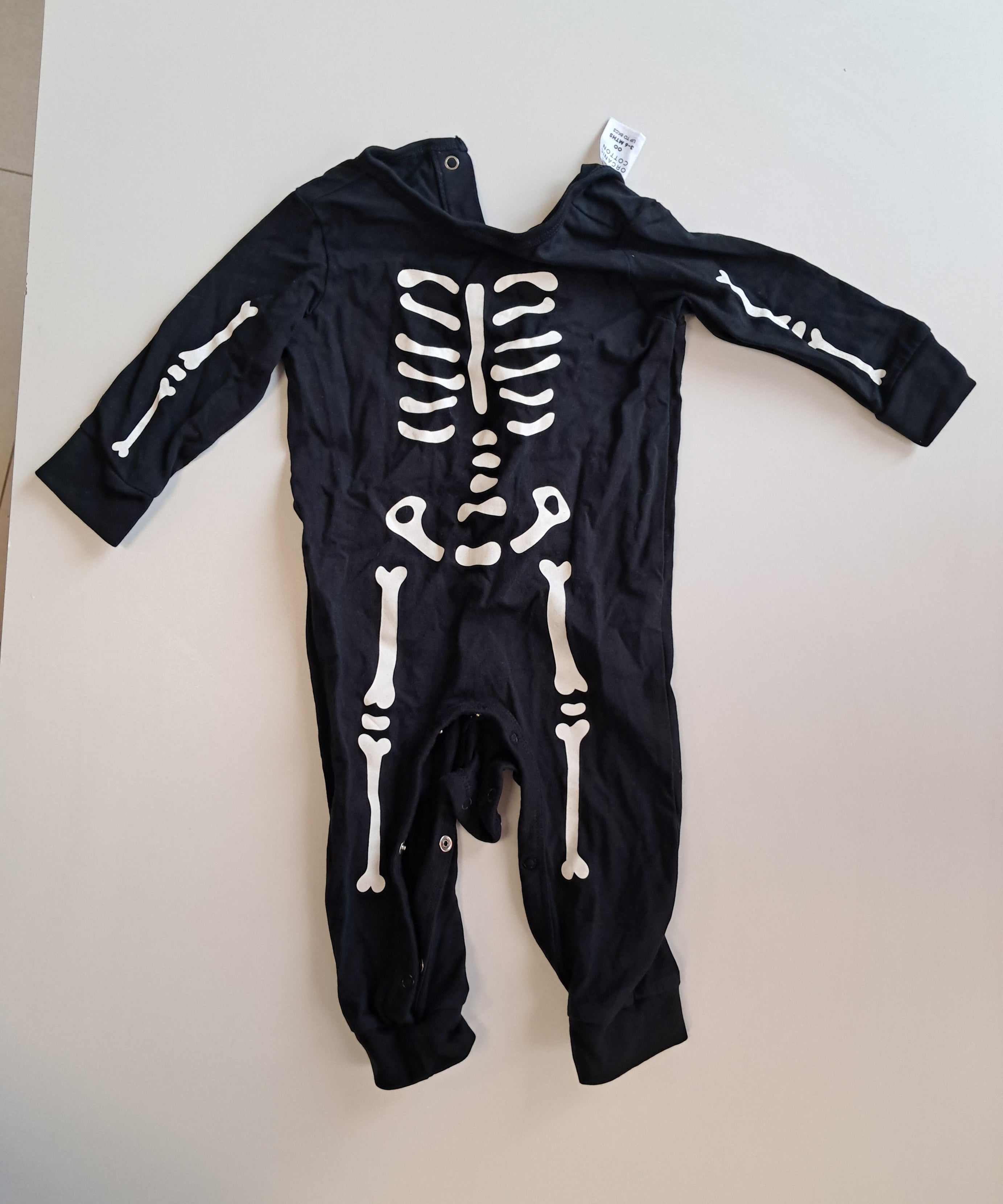Target Baby бебешки гащеризон Skeleton – 3-6 месеца