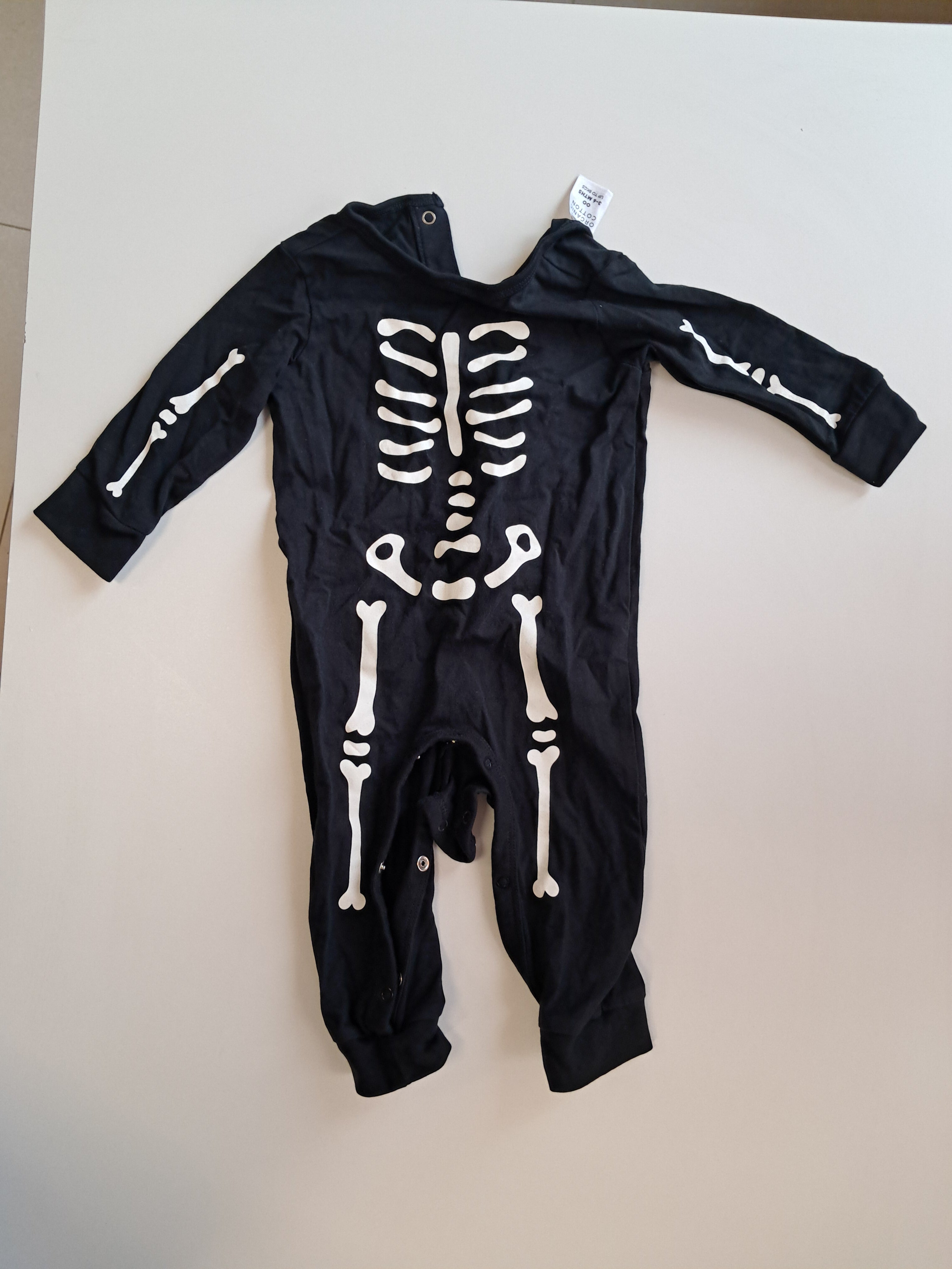 Target Baby бебешки гащеризон Skeleton – 3-6 месеца