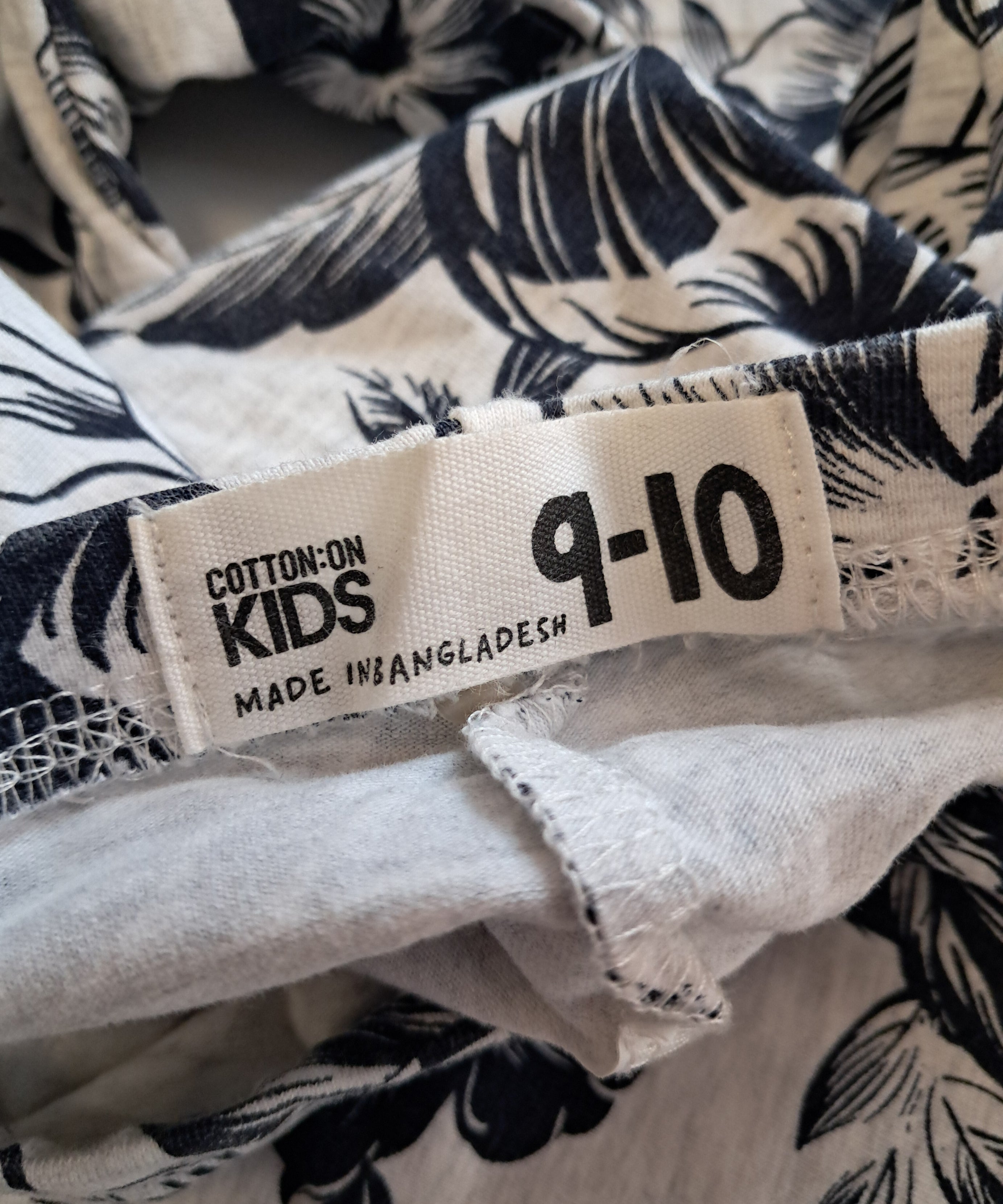 Cotton On Kids детски клин с флорален десен – размер 9-10 години