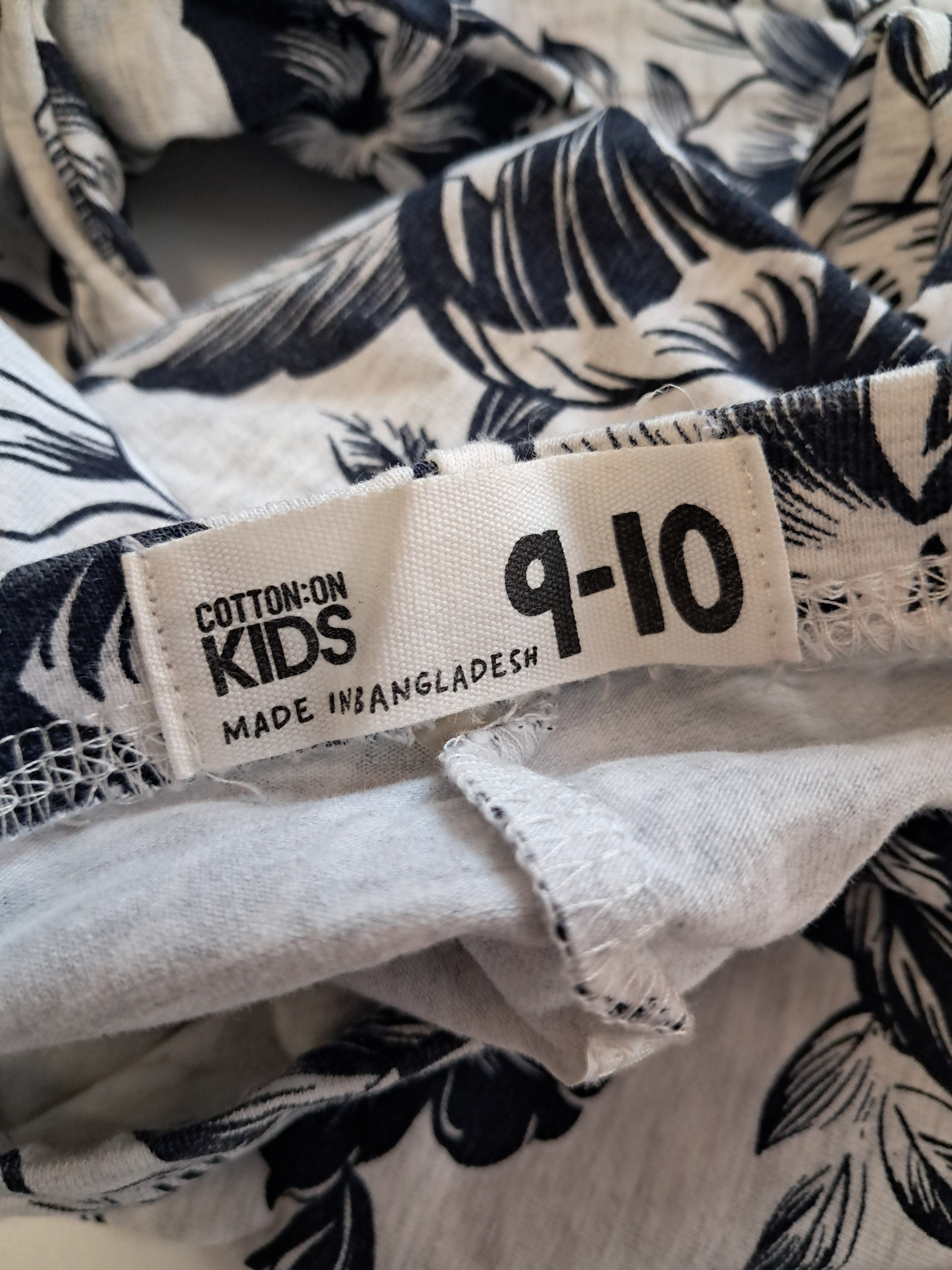 Cotton On Kids детски клин с флорален десен – размер 9-10 години
