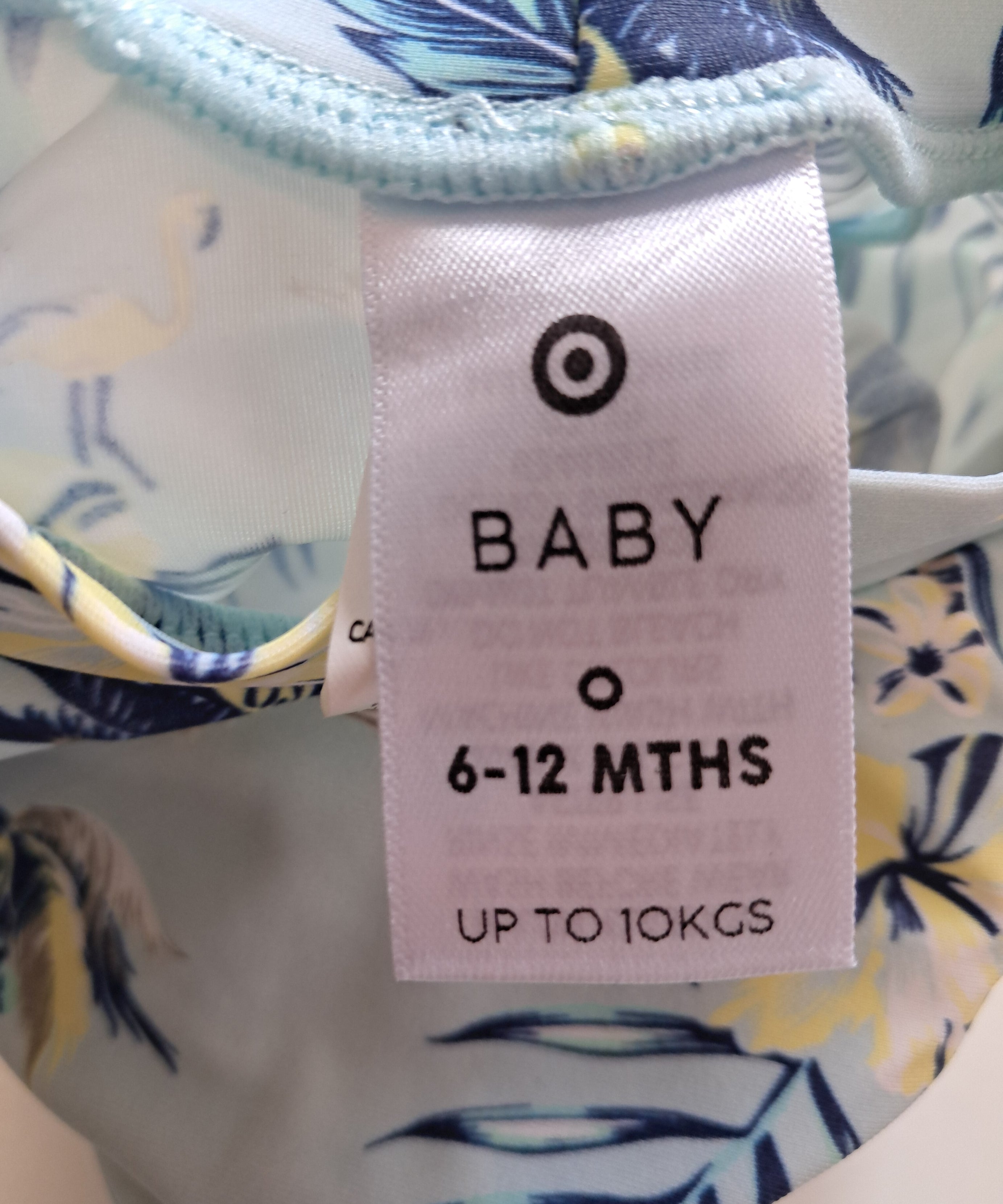 Baby детска блуза с тропически десен – Размер: 6-12 месеца