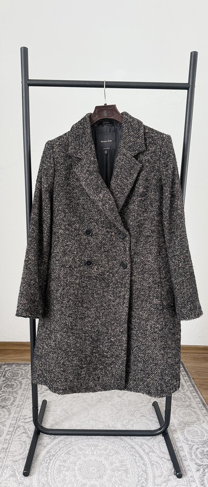 Massimo Dutti дамско вълнено палто – размер XL