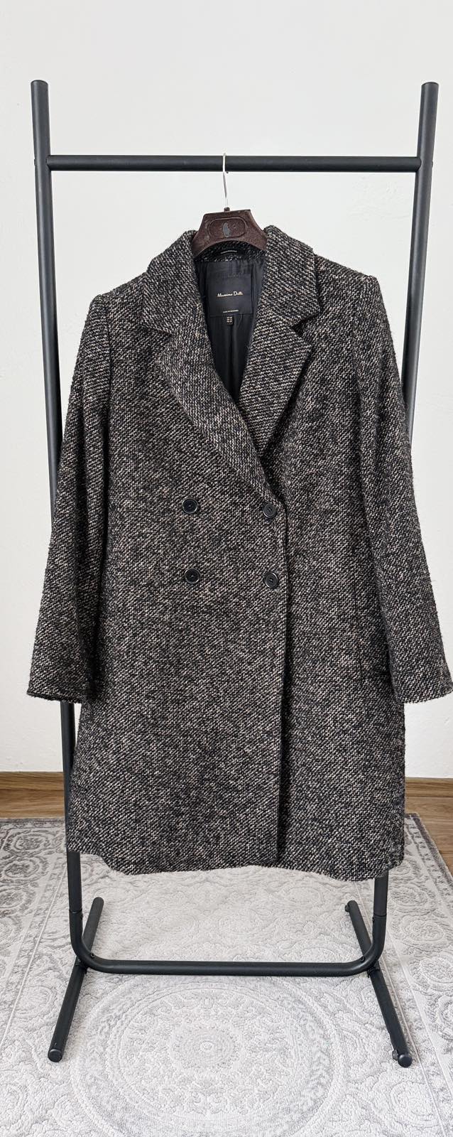 Massimo Dutti дамско вълнено палто – размер XL